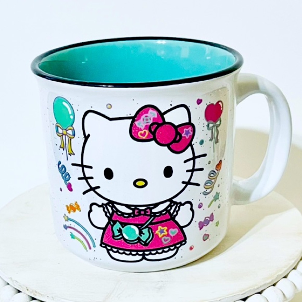 Hello Kitty Glitter HAPPY BIRTHDAY Mug